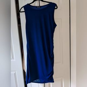 Fit Blue Mini Dress